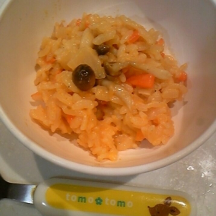 離乳食完了期 きのこと人参のケチャップライス レシピ 作り方 By Mina 914 楽天レシピ 離乳食完了期 きのこと人参のケチャップライス レシピ 作り方 By Mina 914 楽天レシピ
